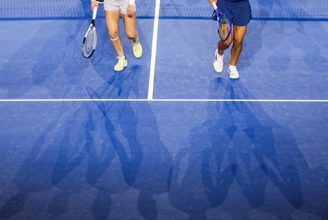خلال مباراة تنس WTA 500 في بطولة نينغبو المفتوحة (الصين)، 19 أكتوبر 2025.