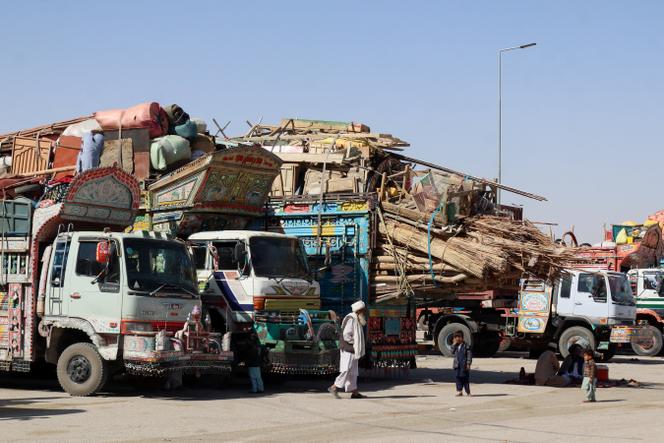 في تشامان، مقاطعة بلوشستان، باكستان، 16 أكتوبر 2025.