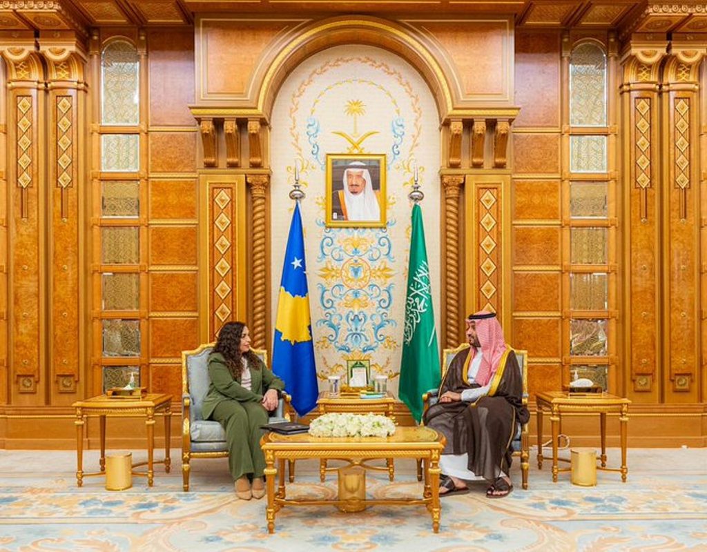 ولي العهد يلتقي رئيسة كوسوفو على هامش انعقاد مؤتمر مبادرة مستقبل الاستثمار