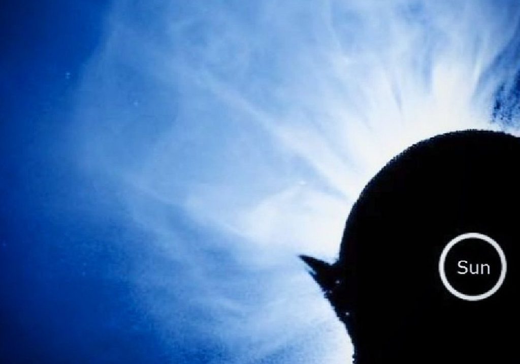 «فلكية جدة»: هالة شمسية ساطعة واستطالة عظمى لعطارد في سماء اليوم