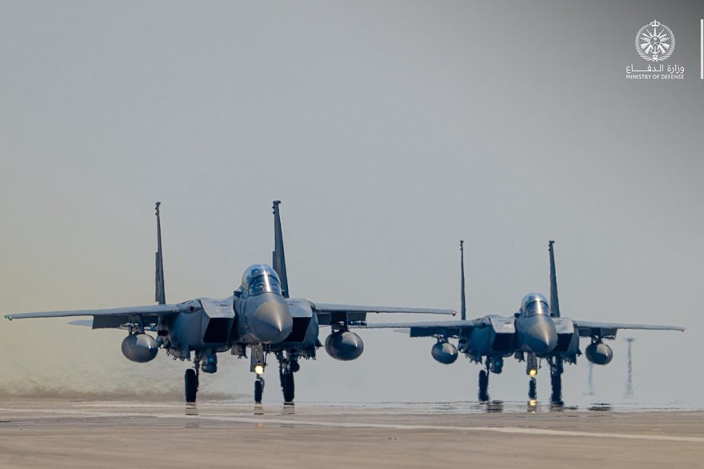 القوات الجوية تواصل تنفيذ مناورات تمرين «رماح النصر 25 – 2»