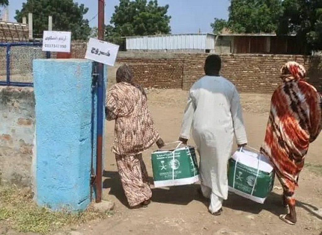 المملكة توزع مساعدات إغاثية في السودان