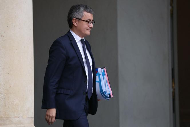وزير العدل جيرالد دارمانين في الإليزيه، 19 نوفمبر 2025.