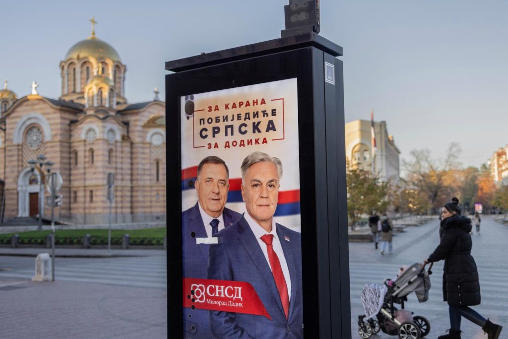 مرشح ميلوراد دوديك الزعيم المخلوع لصرب البوسنة يفوز بالرئاسة تعلن اللجنة الانتخابية