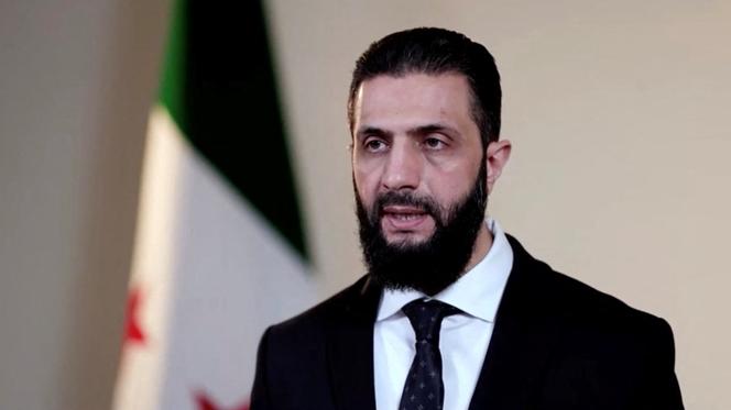الرئيس الانتقالي السوري أحمد الشرع في دمشق، 9 مارس، 2025.