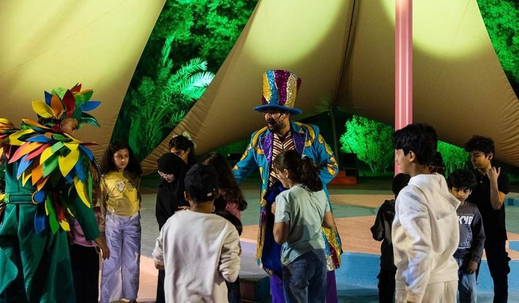 أنشطة ترفيهية وعروض تفاعلية للأطفال ضمن فعاليات «انسجام عالمي» في الرياض