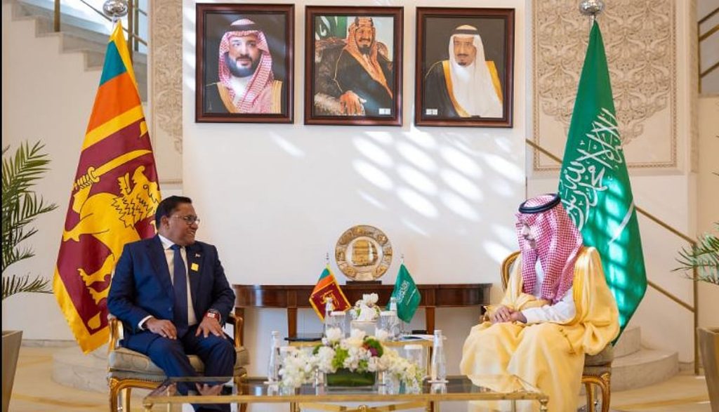 وزير الخارجية يستعرض مع نظيره السريلانكي العلاقات الثنائية