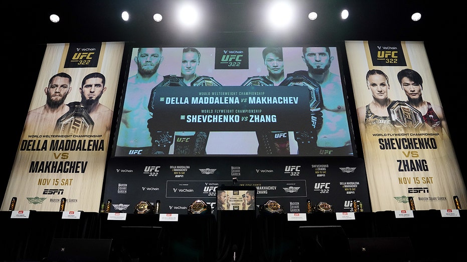 شاشة UFC 322 العامة قبل الحدث