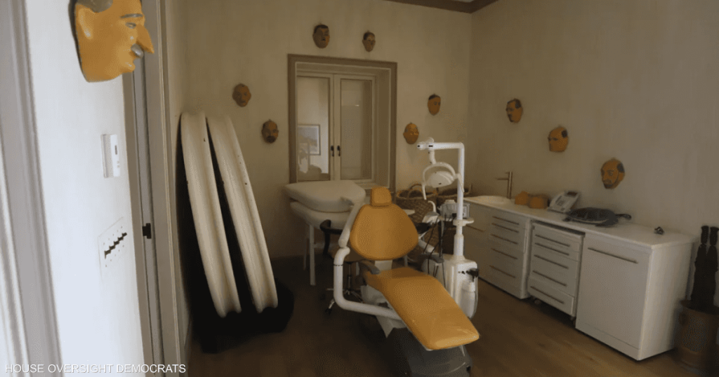 جدار أسود ووجوه معلقة.. كشف تفاصيل من “جزيرة إبستين”