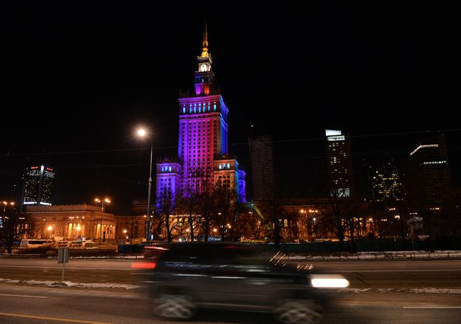 في وسط مدينة وارسو، مارس 2013.