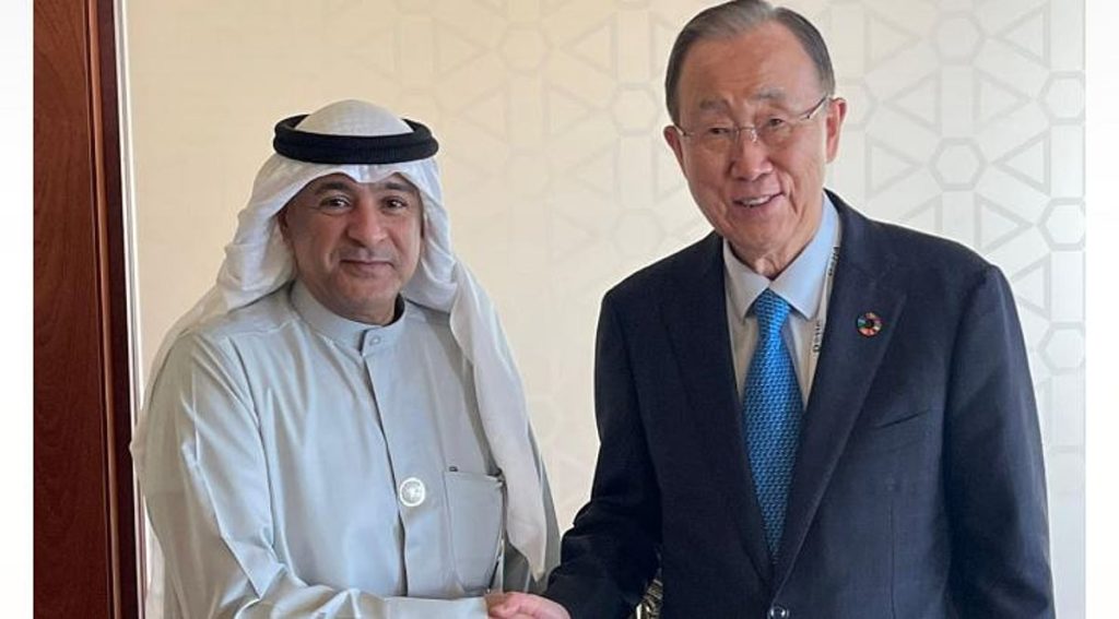 «البديوي» يبحث مع رئيس المعهد العالمي للنمو الأخضر عدداً من المواضيع ذات الاهتمام المشترك