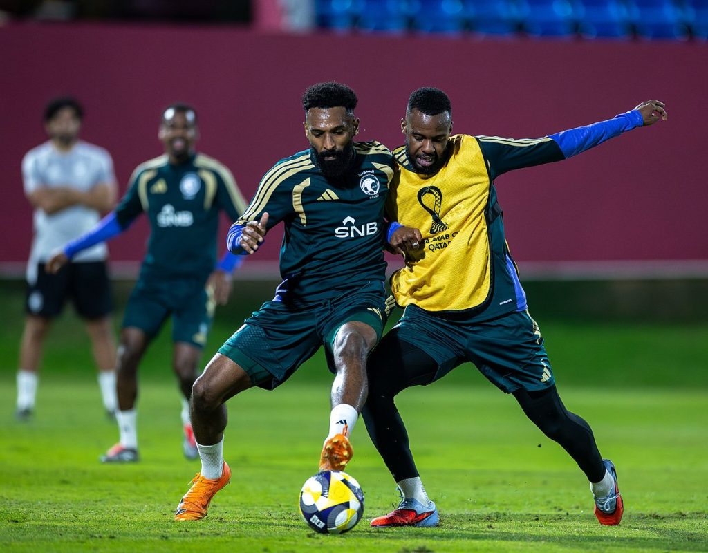 الأخضر يبدأ استعداداته لمواجهة فلسطين في ربع نهائي كأس العرب