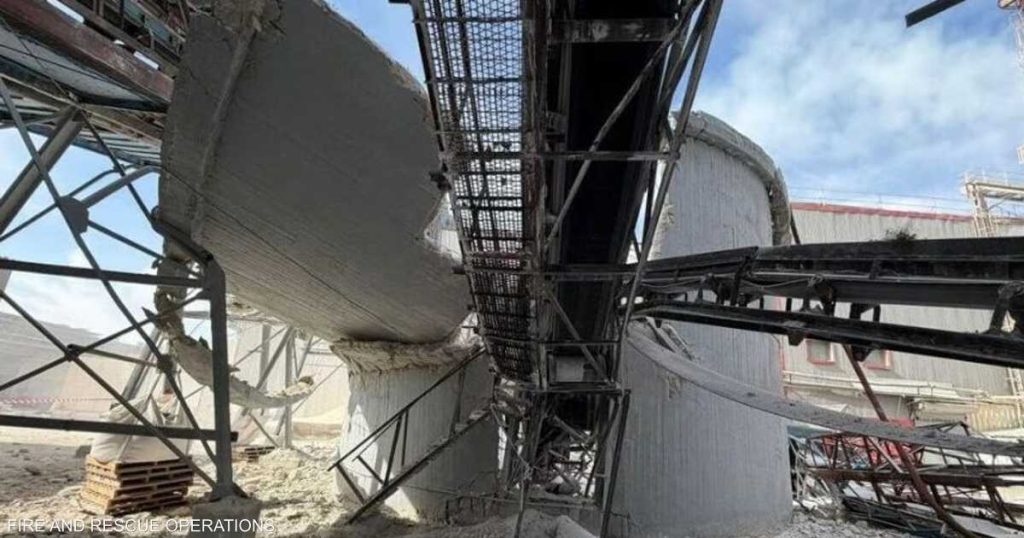 تسرب “مواد خطرة” بعد انهيار جزئي لمصنع في إسرائيل