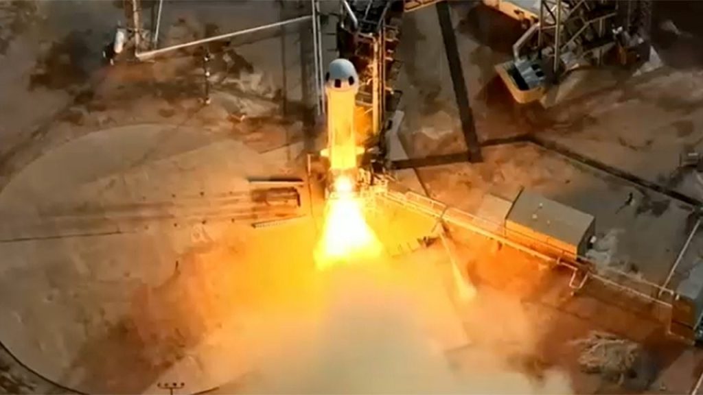 تطلق شركة Blue Origin رحلة نيو شيبرد الثامنة والثلاثين إلى الفضاء