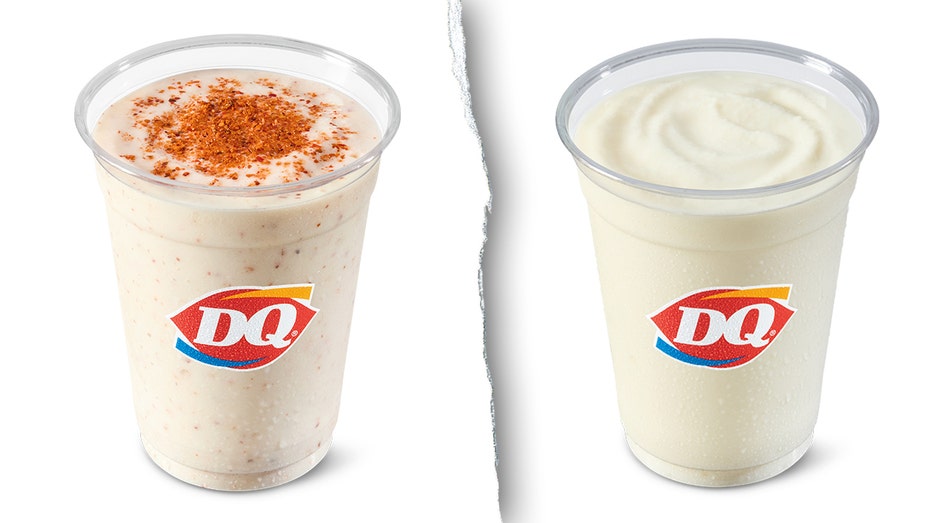 وفي الوقت نفسه، تمزج مبردات DQ خدمة Dairy Queen الناعمة مع Misty Slush، مما يخلق مزيجًا رائعًا "دسم" و "منعش" شرب.
