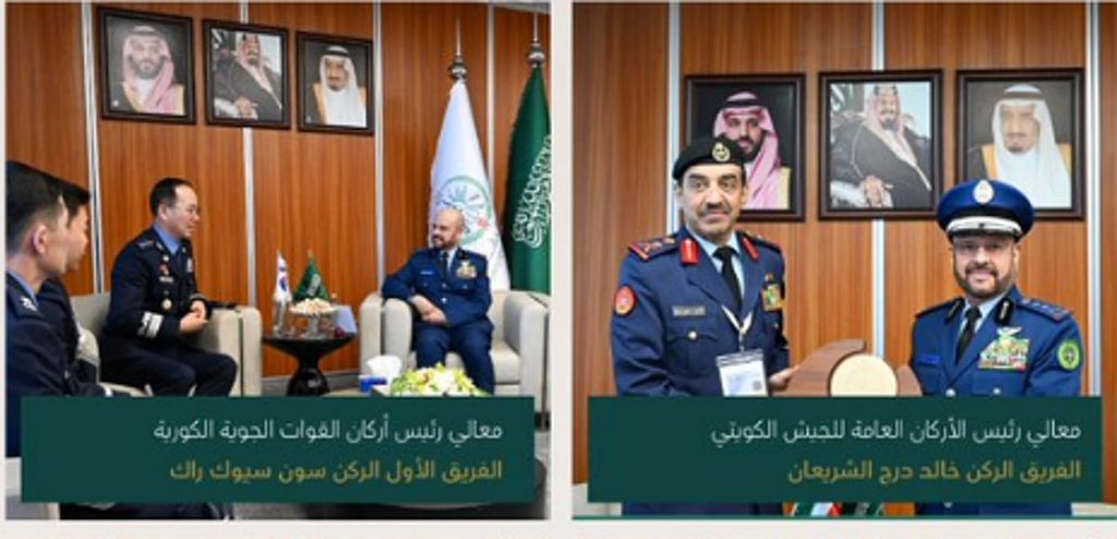 رئيس هيئة الأركان يلتقى عددًا من المسؤولين على هامش معرض الدفاع العالمي 2026