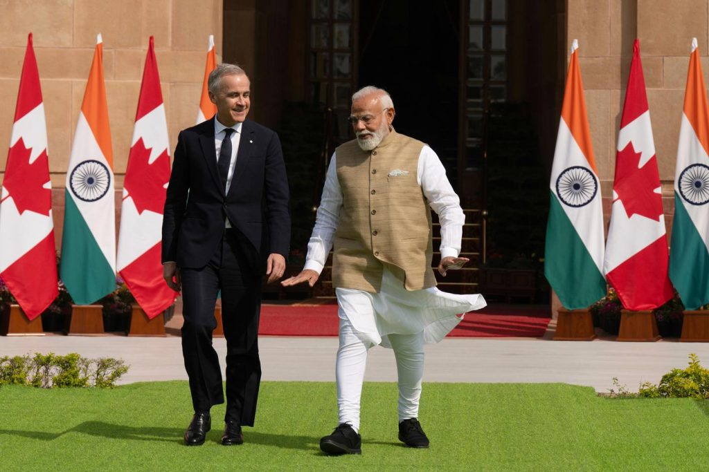 كندا تبدأ شهر العسل الاقتصادي مع الهند