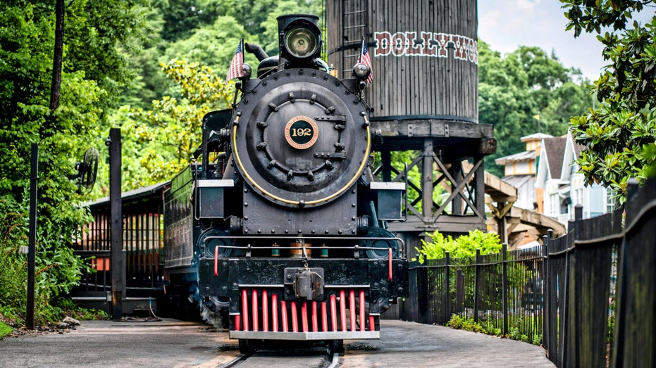 قطار بخاري.