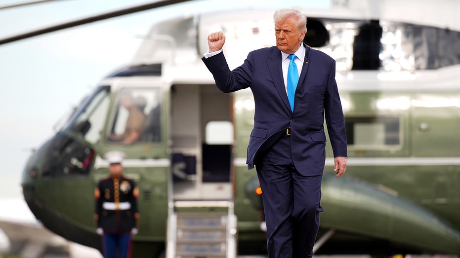 الرئيس ترامب يغادر اليابان