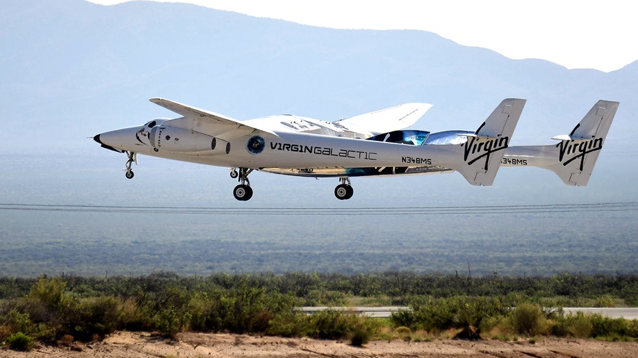 طائرة SpaceShipTwo التابعة لشركة Virgin Galactic.