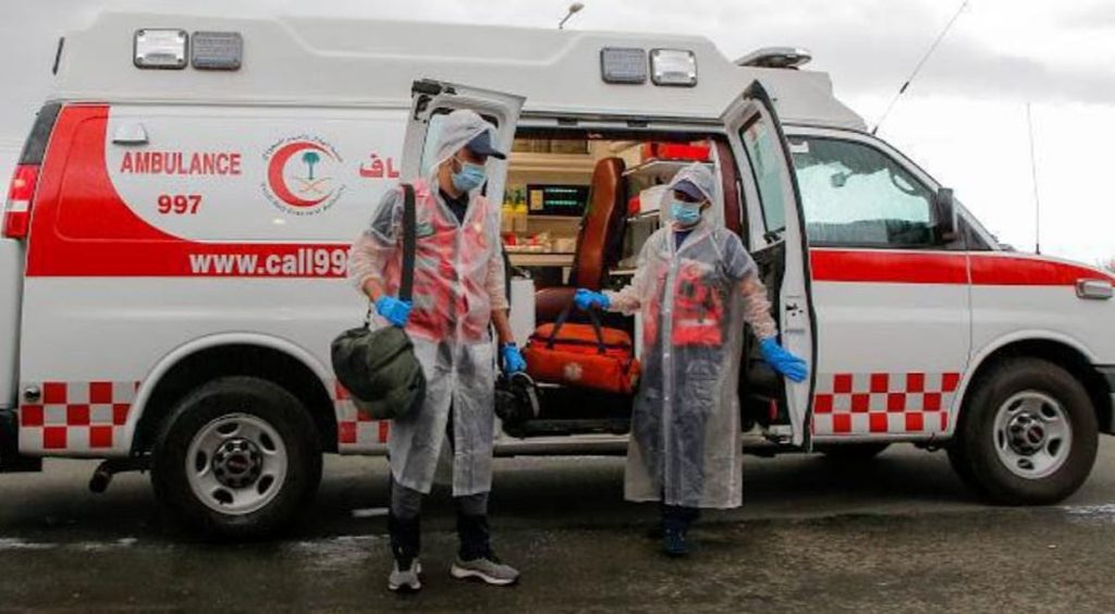 الهلال الأحمر بنجران يرفع جاهزيته تزامنًا مع الحالة المطرية على المنطقة