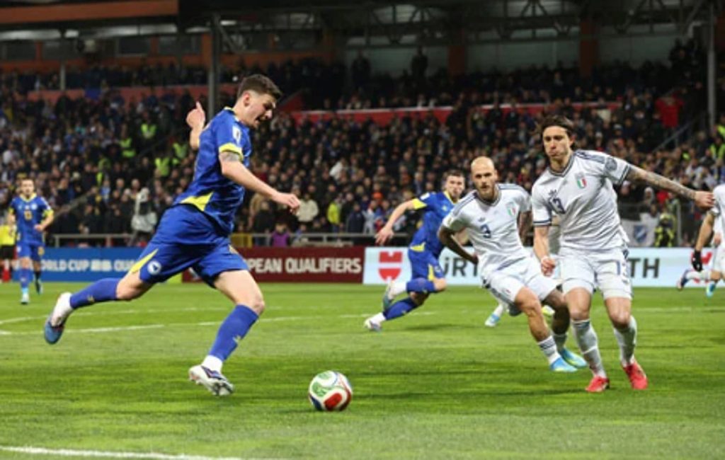 إيطاليا تخسر أمام البوسنة بركلات الترجيح وتغيب عن كأس العالم للمرة الثالثة على التوالي