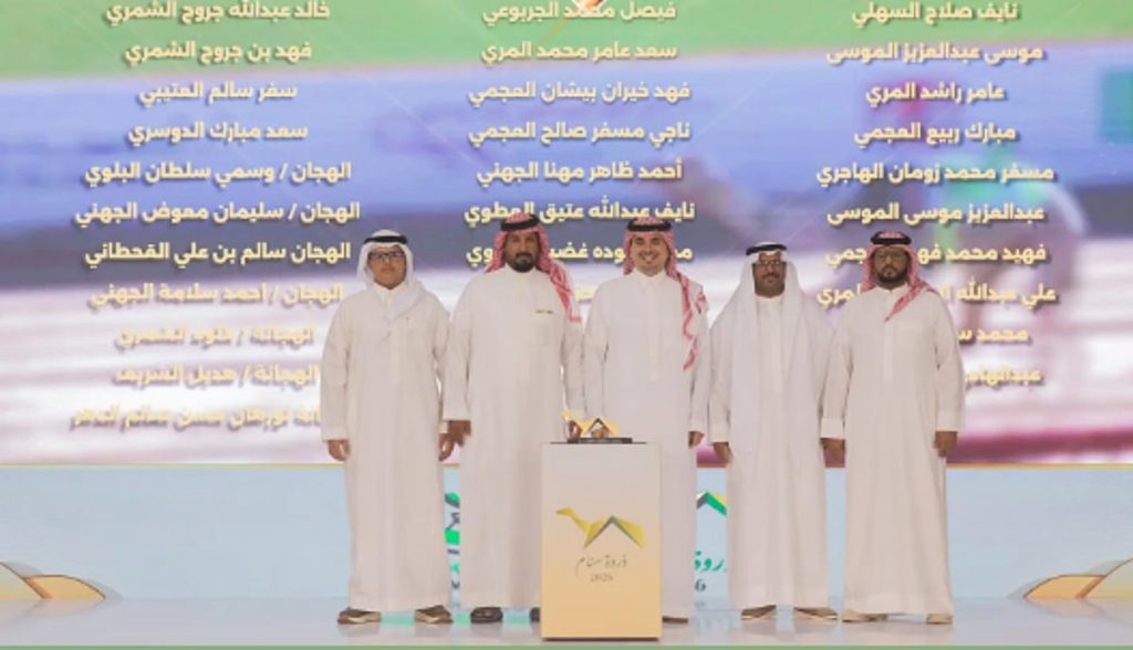 الأمير فهد بن جلوي يكرم الفائزين في «ذروة سنام 2026» بجوائز تتجاوز 1.6 مليون ريال