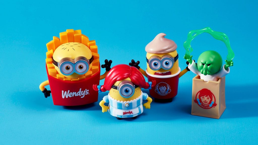 تطلق Wendy’s وجبة Minions & Monsters مع ألعاب حصرية قابلة للتجميع وBanana Frosty Swirl الجديدة