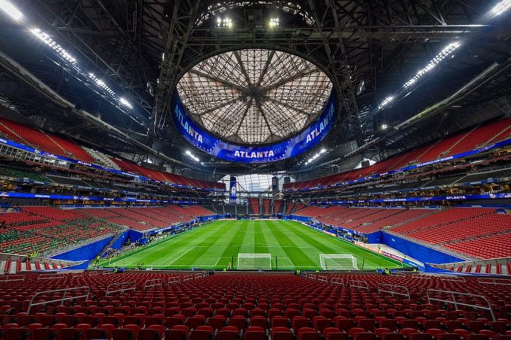 استاد أتلانتا يستعد لاستضافة مواجهة الأخضر وإسبانيا في كأس العالم 2026