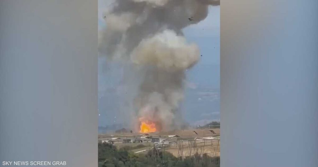 قتلى وجرحى في انفجار ضخم بمصنع للذخيرة قرب روما