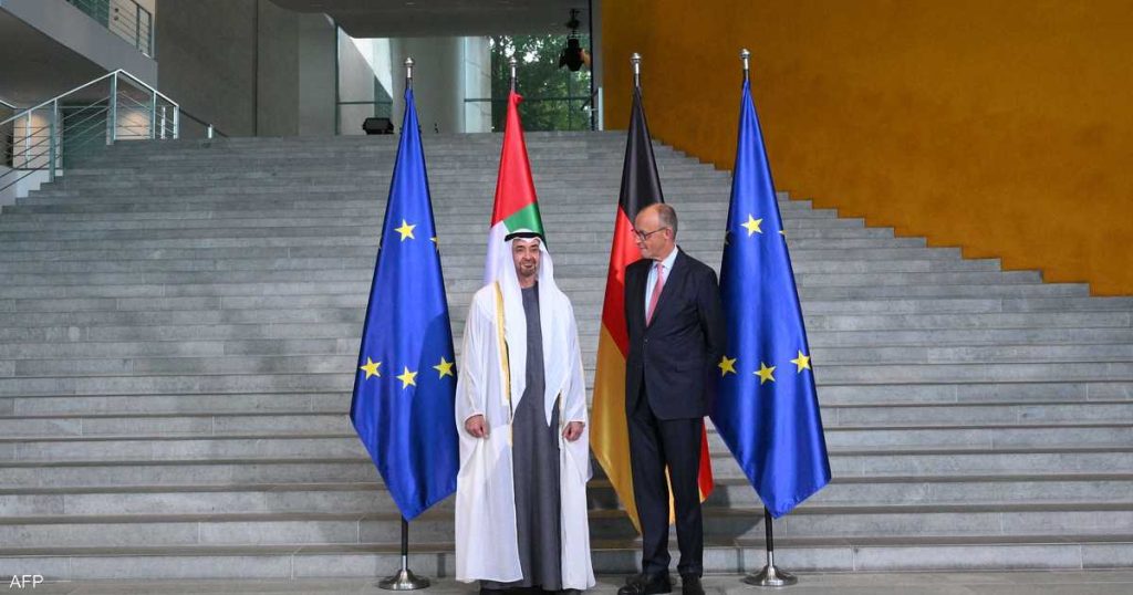 محمد بن زايد وميرتس يشهدان إطلاق الحوار الاستراتيجي