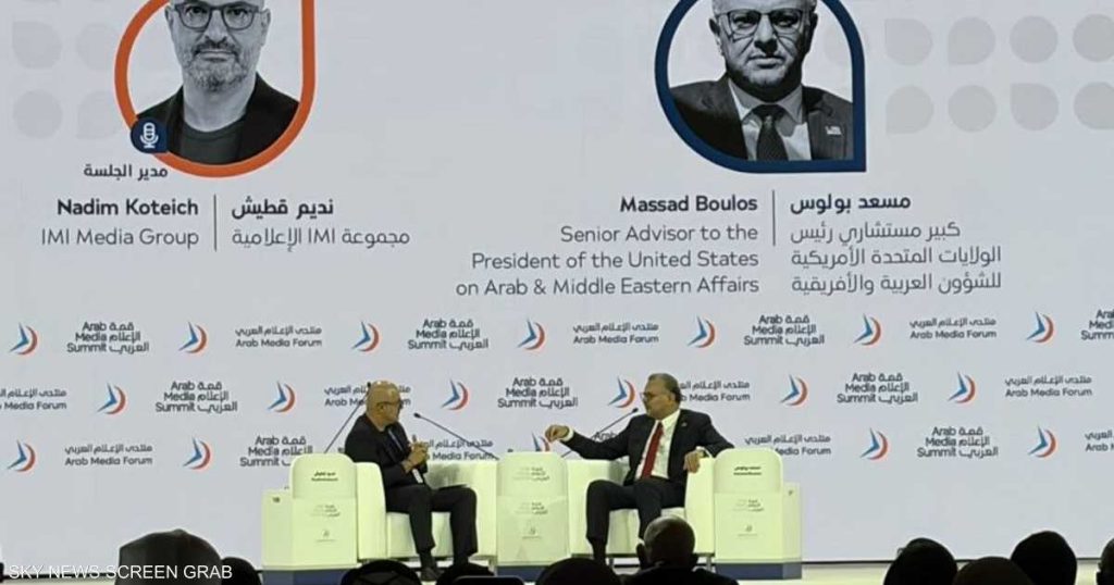 مسعد بولس: لا مستقبل في السودان للأطراف العسكرية المتصارعة