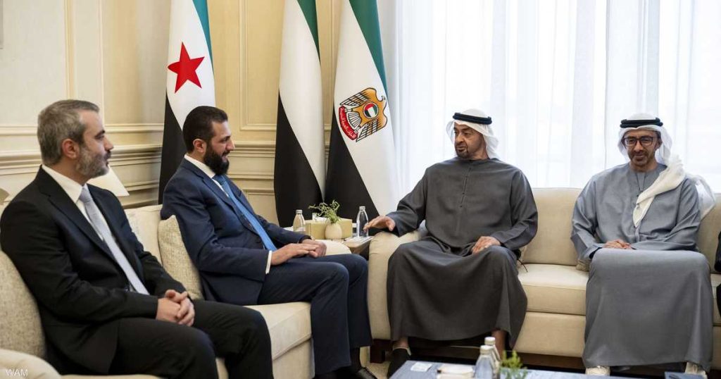 محمد بن زايد والرئيس السوري يبحثان تعزيز علاقات البلدين